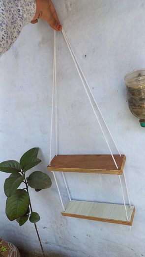 简单几步教你用木块制作墙面挂架-第19张图片-趣作屋