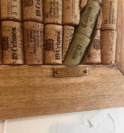 用酒瓶塞DIY墙面装饰品教程-第22张图片-趣作屋