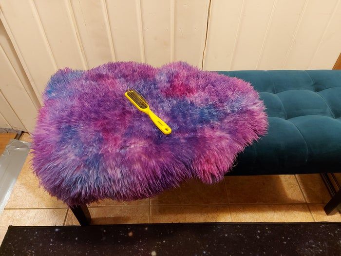 用头发染剂制作银河风格羊皮教程-第17张图片-趣作屋