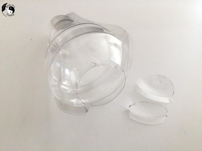 用废弃塑料制作创意水泥灯泡花盆-第5张图片-趣作屋