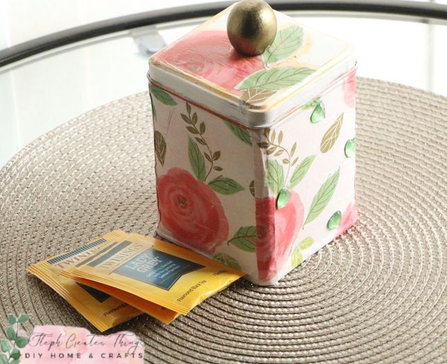 茶叶罐改造环保手工项目教程-第10张图片-趣作屋