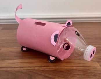 简易环保塑料瓶改造存钱罐教程-第2张图片-趣作屋