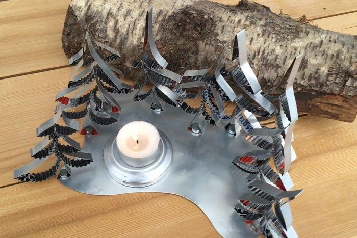 用饮料罐制作迷你森林装饰树教程-第2张图片-趣作屋 用饮料罐制作迷你森林装饰树教程-第2张图片-趣作屋