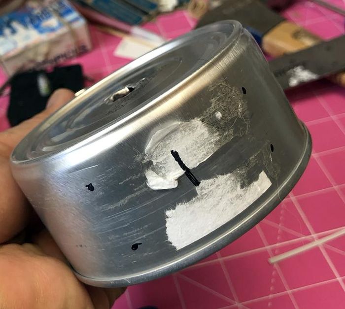 用猫粮罐头制作可爱迷你时钟教程-第10张图片-趣作屋