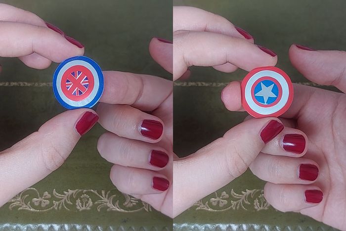 用饮料罐制作佩吉·卡特和美国队长盾牌配饰教程-第42张图片-趣作屋 用饮料罐制作佩吉·卡特和美国队长盾牌配饰教程-第42张图片-趣作屋