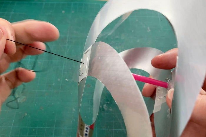 用饮料罐制作户外风动螺旋装饰教程-第16张图片-趣作屋 用饮料罐制作户外风动螺旋装饰教程-第16张图片-趣作屋