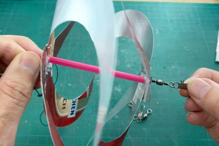 用饮料罐制作户外风动螺旋装饰教程-第17张图片-趣作屋 用饮料罐制作户外风动螺旋装饰教程-第17张图片-趣作屋