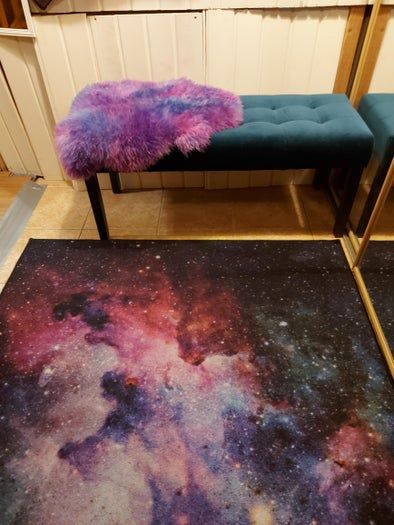 用头发染剂制作银河风格羊皮教程-第2张图片-趣作屋