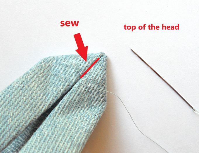 用旧牛仔布制作和平鸽胸针的折纸灵感教程-第16张图片-趣作屋