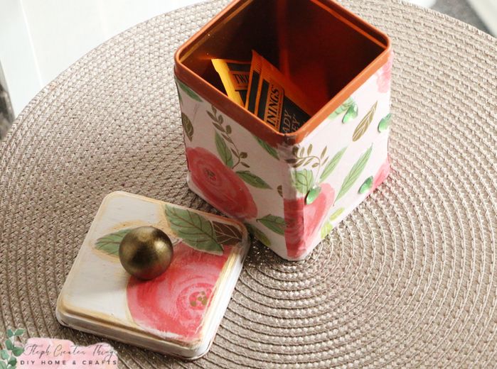 茶叶罐改造环保手工项目教程-第9张图片-趣作屋