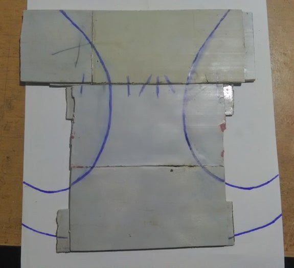 低成本DIY威震天剑教程，简单易学无需电动工具-第8张图片-趣作屋