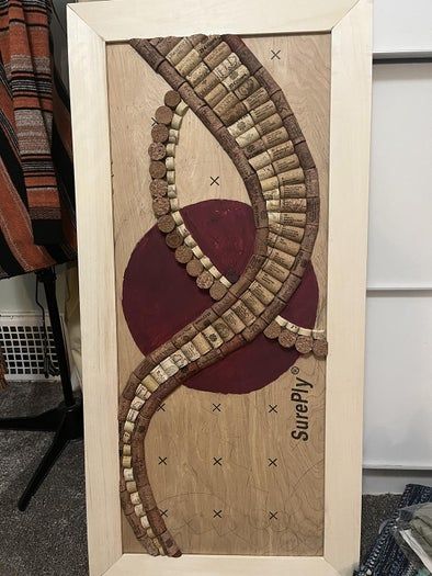 用酒瓶塞DIY墙面装饰品教程-第11张图片-趣作屋