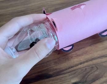 简易环保塑料瓶改造存钱罐教程-第23张图片-趣作屋