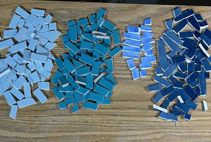 用回收材料制作低成本马赛克艺术品教程-第14张图片-趣作屋