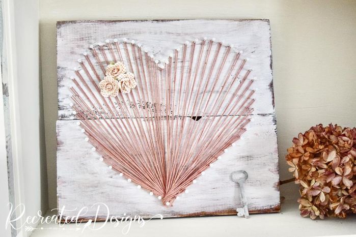 废旧木板变艺术品：简单复古风绳艺教程-第1张图片-趣作屋