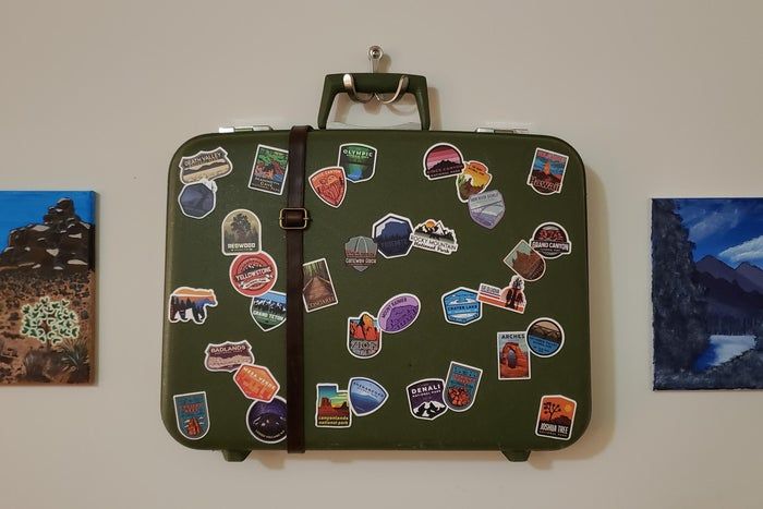 用复古行李箱打造国家公园贴纸墙面艺术-第32张图片-趣作屋 用复古行李箱打造国家公园贴纸墙面艺术-第32张图片-趣作屋
