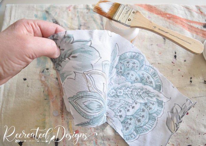 旧吊灯改造教程：用布料和花盆打造独特家居装饰-第9张图片-趣作屋