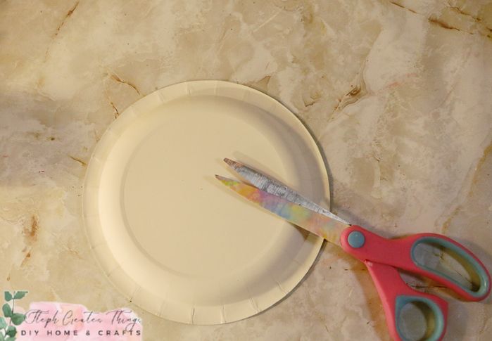 用纸盘制作夏日西瓜花卉挂饰教程-第4张图片-趣作屋