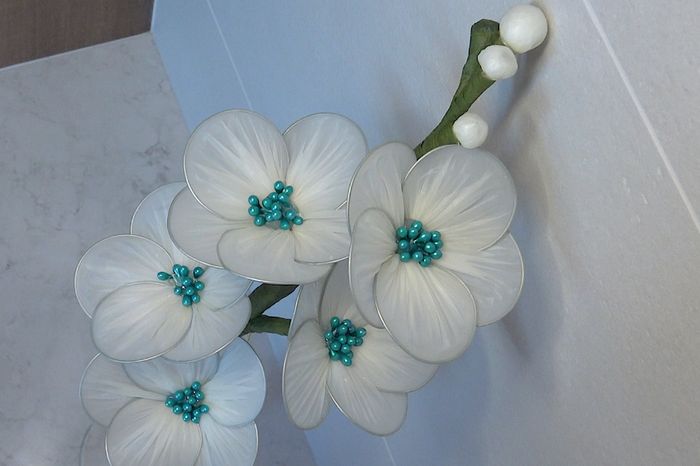 用塑料袋DIY环保塑料花教程-第14张图片-趣作屋