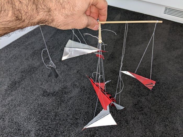 简单材料制作金属飞机吊饰教程-第20张图片-趣作屋