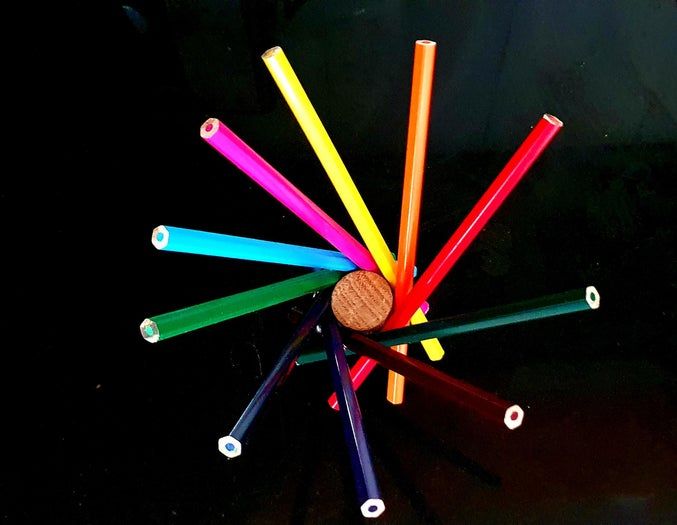 用彩色铅笔制作创意水果托盘-第1张图片-趣作屋 用彩色铅笔制作创意水果托盘-第1张图片-趣作屋