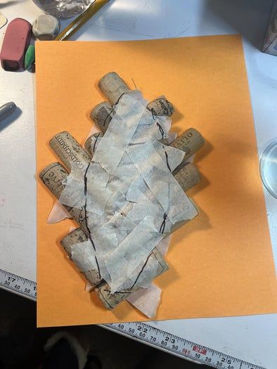 用酒瓶塞DIY墙面装饰品教程-第15张图片-趣作屋