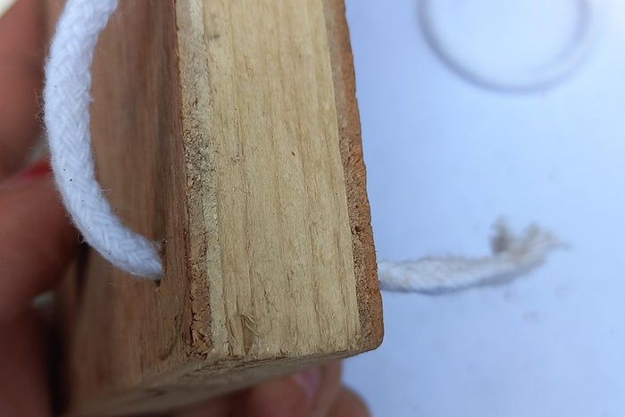 简单几步教你用木块制作墙面挂架-第14张图片-趣作屋