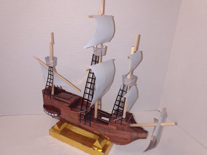 易拉罐制作大帆船模型教程-第2张图片-趣作屋 易拉罐制作大帆船模型教程-第2张图片-趣作屋