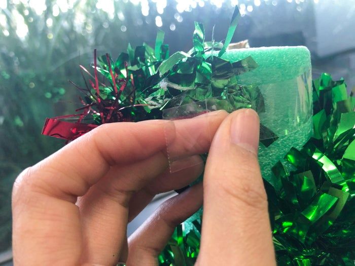 用回收材料制作创意圣诞仙人掌装饰树教程-第23张图片-趣作屋