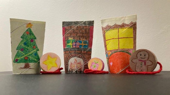 用回收材料制作杯子接球游戏教程-第10张图片-趣作屋