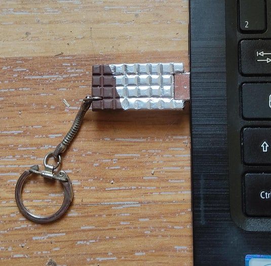 将U盘改造成迷你巧克力钥匙扣教程-第2张图片-趣作屋 将U盘改造成迷你巧克力钥匙扣教程-第2张图片-趣作屋