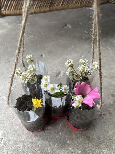 用回收材料制作环保花盆的简单方法-第26张图片-趣作屋