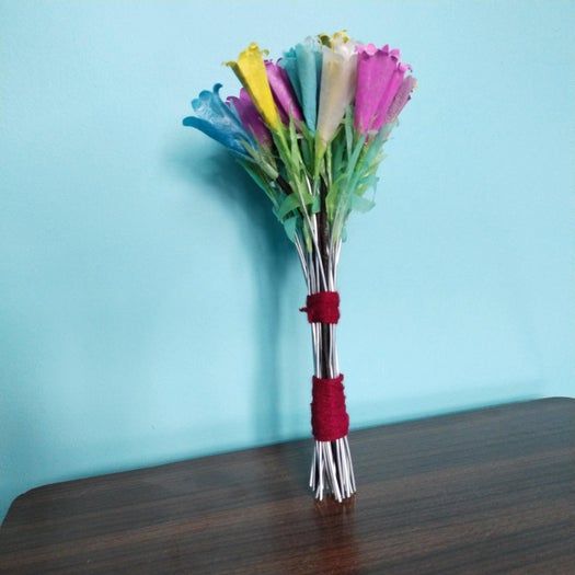 用塑料袋DIY家居装饰花束教程-第38张图片-趣作屋 用塑料袋DIY家居装饰花束教程-第38张图片-趣作屋