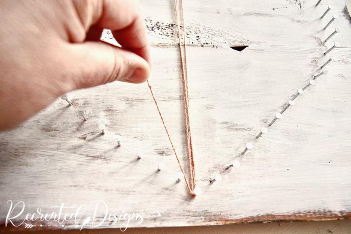 废旧木板变艺术品：简单复古风绳艺教程-第10张图片-趣作屋