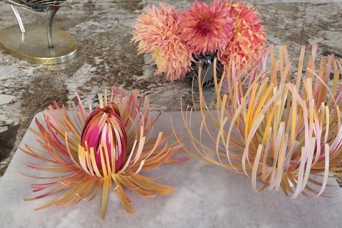 塑料瓶变废为宝：简单几步做出美丽花朵装饰-第3张图片-趣作屋