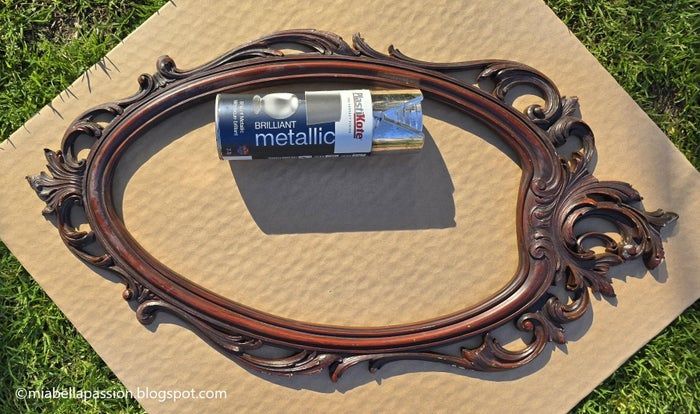 用旧框自制复古珠宝展示墙-第2张图片-趣作屋