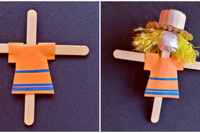 可爱冰棒稻草人DIY教程-第10张图片-趣作屋