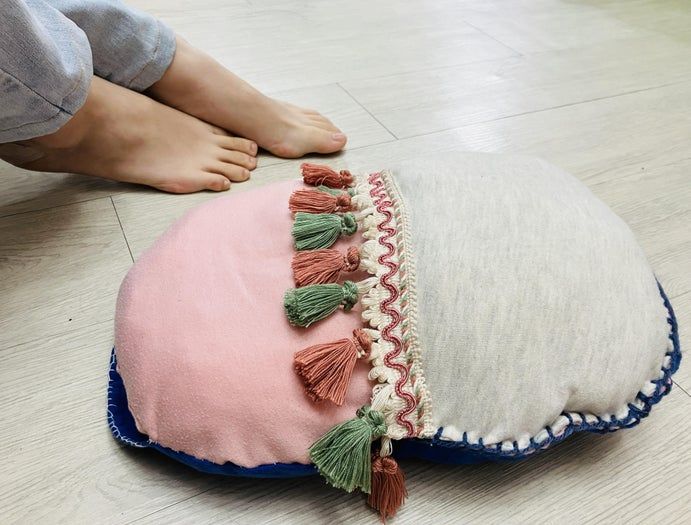 旧衣服变身环保暖脚包，红豆加热超实用！-第32张图片-趣作屋