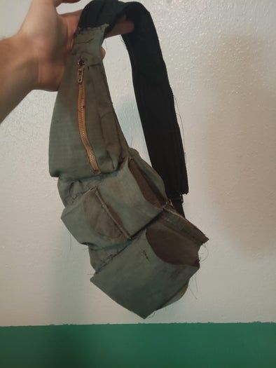 用旧裤子DIY多功能随身包教程，解决手机钱包随身携带烦恼-第2张图片-趣作屋