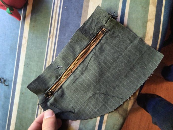 用旧裤子DIY多功能随身包教程，解决手机钱包随身携带烦恼-第20张图片-趣作屋