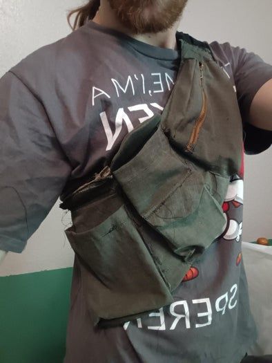 用旧裤子DIY多功能随身包教程，解决手机钱包随身携带烦恼-第1张图片-趣作屋