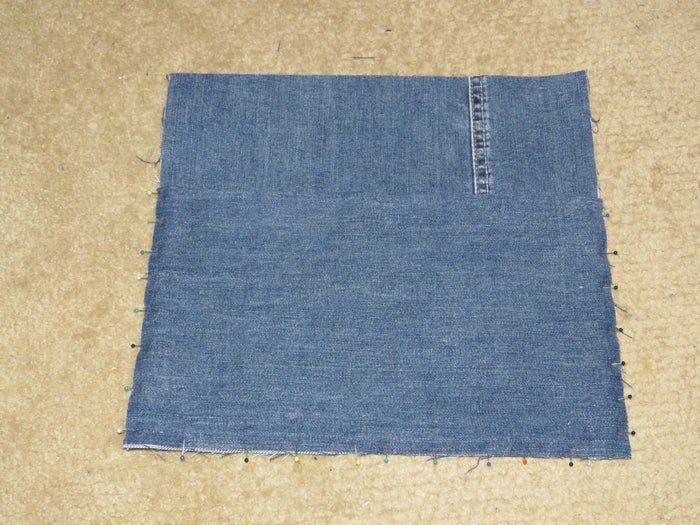 用旧牛仔裤手工制作结实单肩包教程-第8张图片-趣作屋