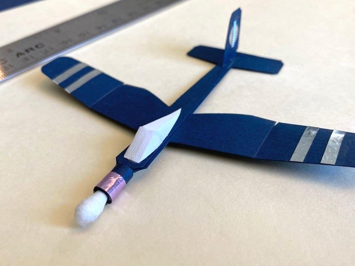 手工制作迷你滑翔机教程，锻炼手部灵活度-第22张图片-趣作屋