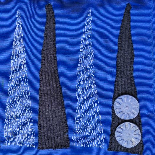 手工制作便携双陆棋套装教程：用旧衣物打造旅行棋盘-第2张图片-趣作屋