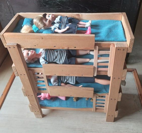 手工制作迷你双层床教程，给洋娃娃的可爱小屋-第23张图片-趣作屋