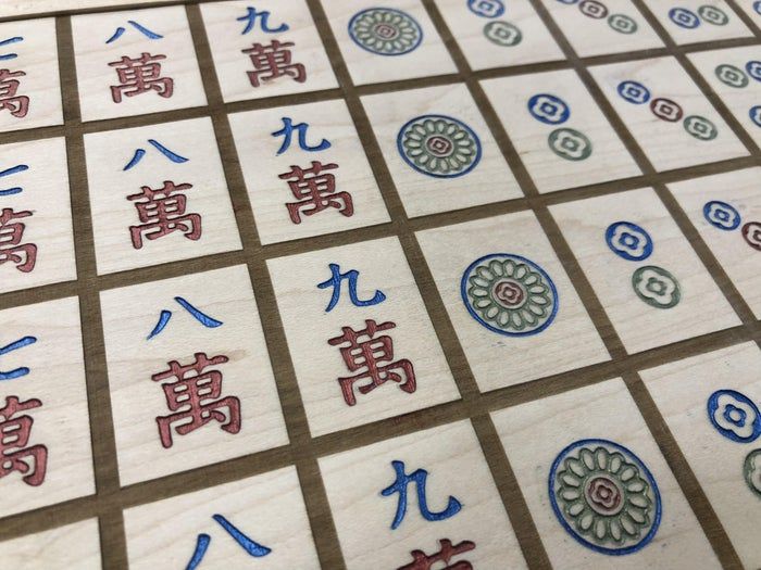手工制作木质麻将牌全流程：150小时打造144张传统麻将-第14张图片-趣作屋