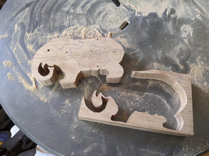 手工制作小象拼图教程，锻炼思维超有趣-第9张图片-趣作屋