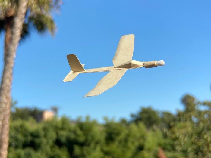 手工制作迷你滑翔机教程，锻炼手部灵活度-第19张图片-趣作屋