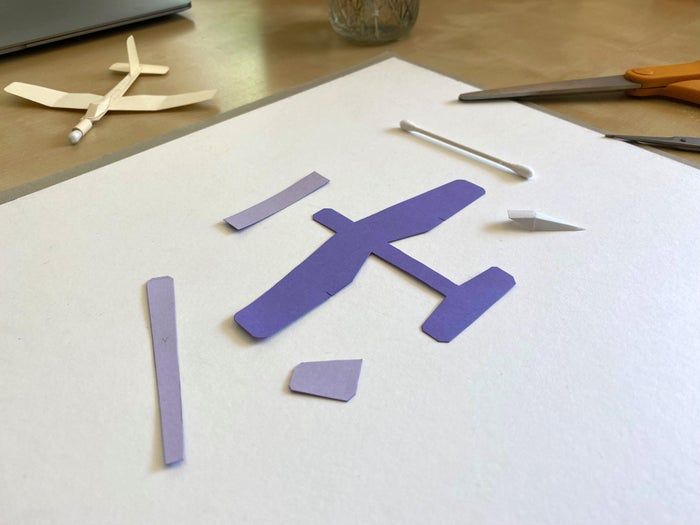 手工制作迷你滑翔机教程，锻炼手部灵活度-第4张图片-趣作屋