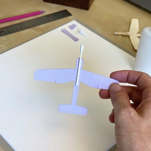 手工制作迷你滑翔机教程，锻炼手部灵活度-第7张图片-趣作屋